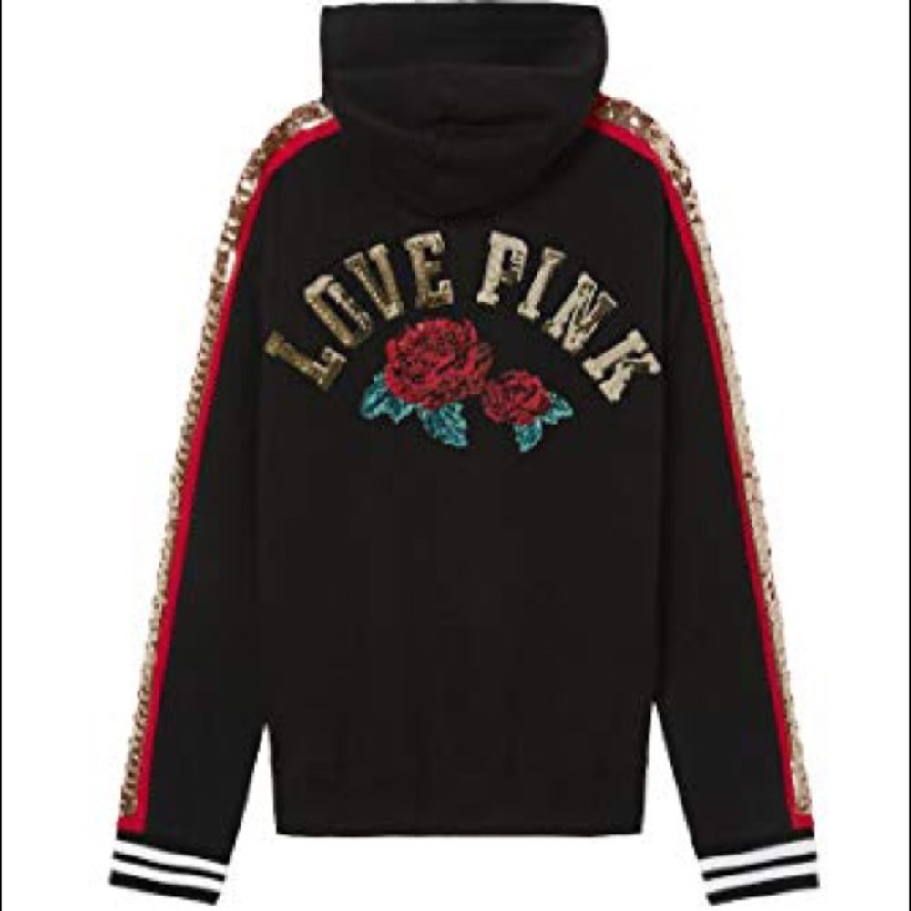 Pink Bling Hoodie Victoria secrets